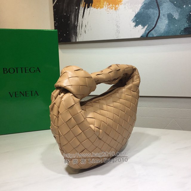 Bottega veneta高端女包 98080 寶緹嘉小號羊皮手工編織女包 BV爆款jodie新版本2代編織打結圓形hobo包  gxz1141